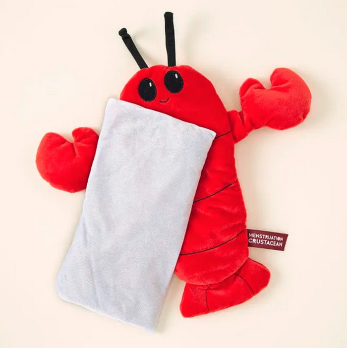 Mother's Day Gift Ideas - Menstruation Crustacean Heating Pad