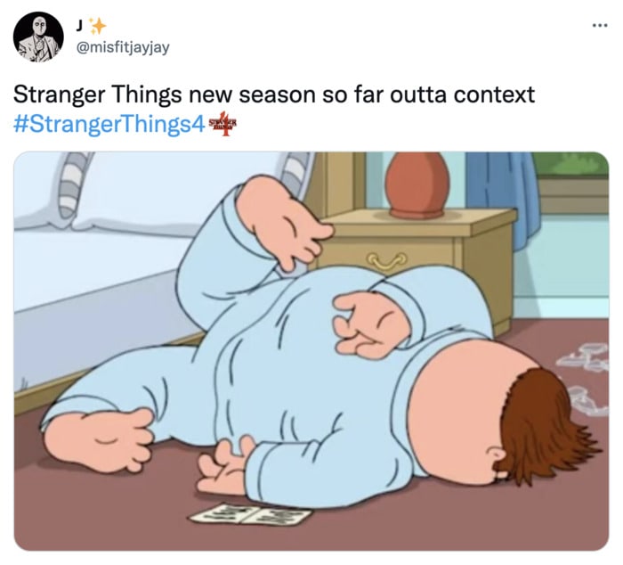 Stranger Things 4 Memes and Tweets - out of context