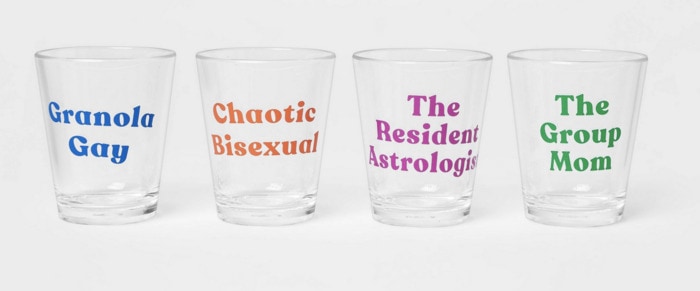 Target Pride Collection - shot glasses