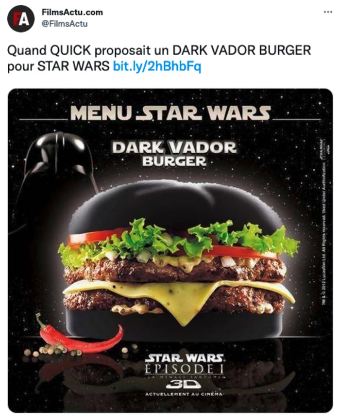 Worst Things Star Wars Universe - Darth Vador Burger