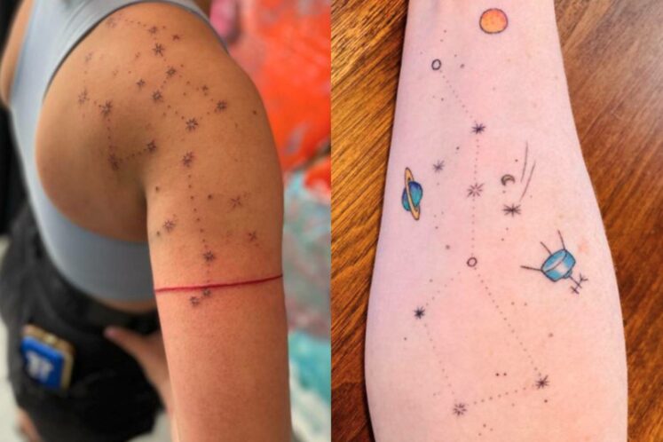 Get Your Head Out of the Clouds and Into the Stars With These Constellation Tattoos