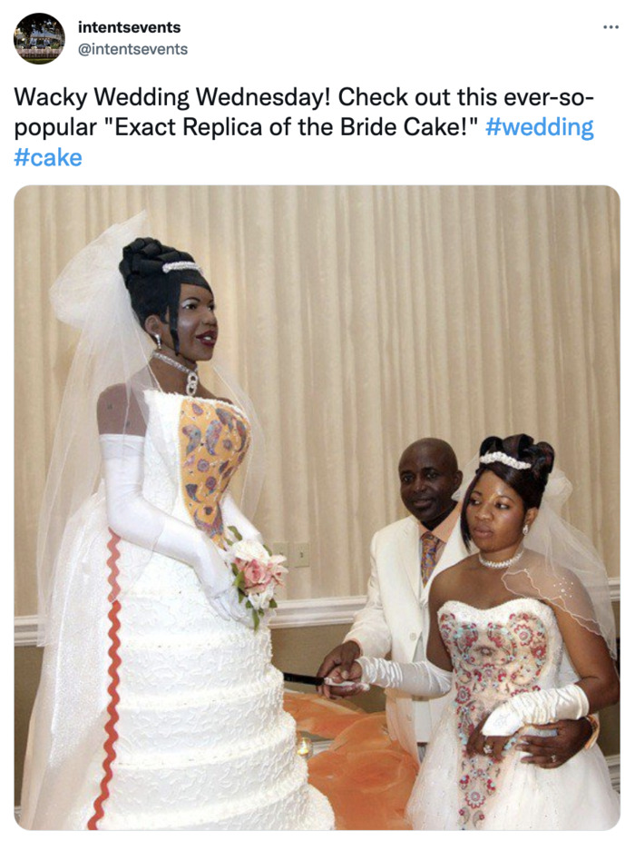 Craziest Wedding Cakes - bride replica