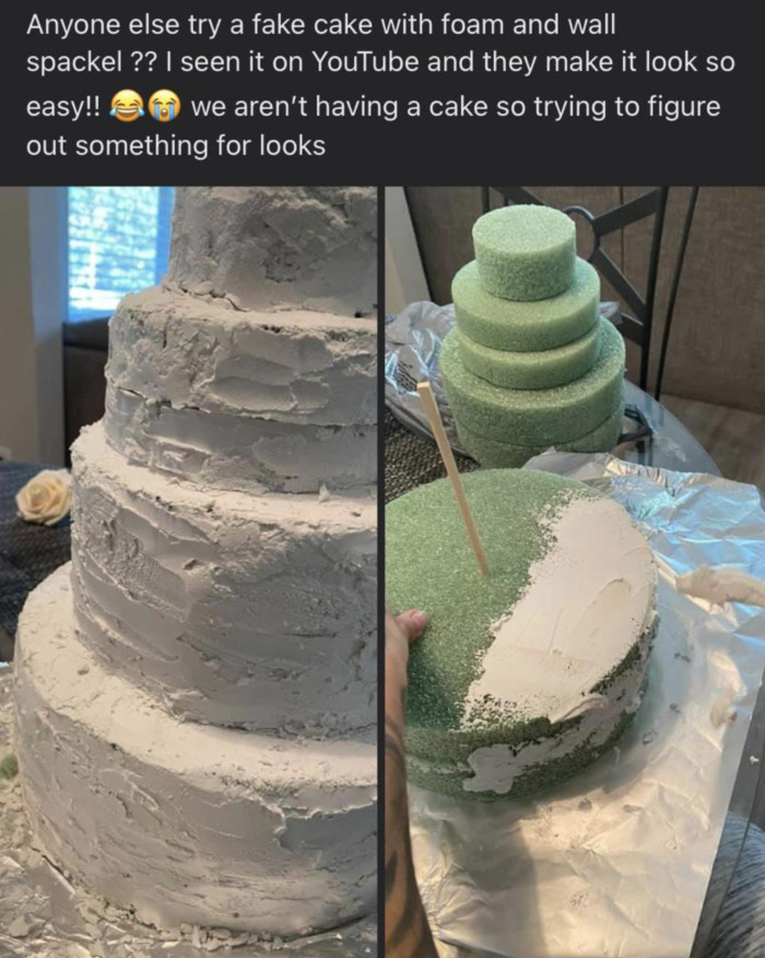 Craziest Wedding Cakes - Styrofoam cake
