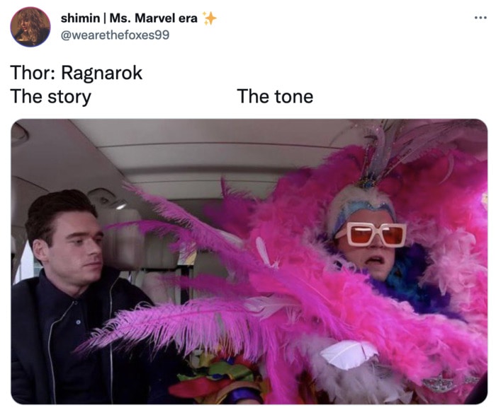 Marvel Memes - Ragnarok Elton John