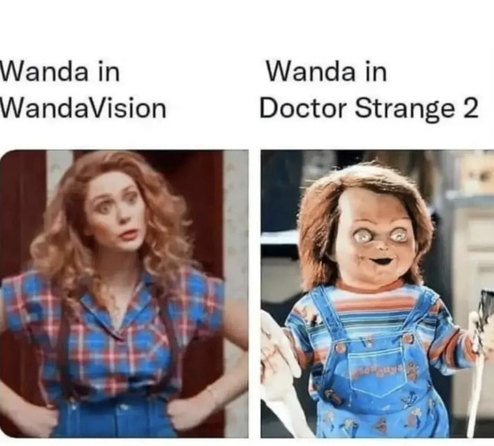 Marvel Memes - Wanda Chucky