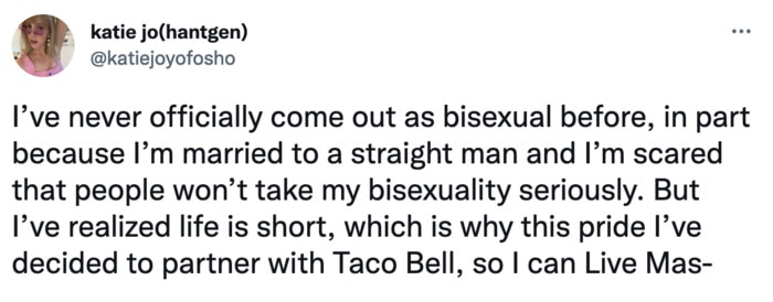 Pride Memes - bisexual taco bell