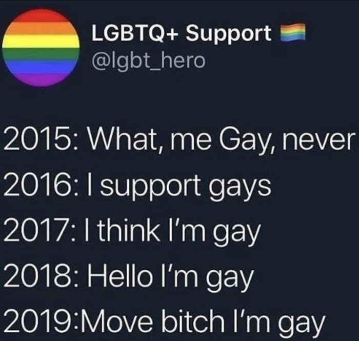 Pride Memes - move I'm gay