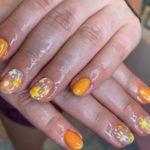 Summer Nails 2022 - retro floral