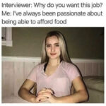 Work Memes - passionate about food
