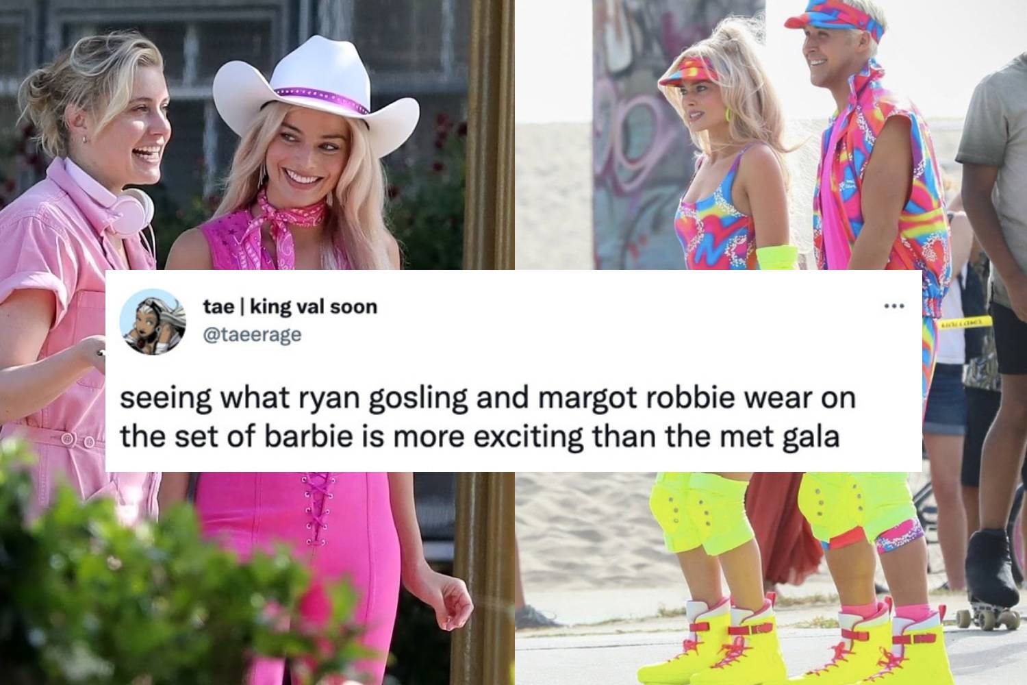 Barbie Set Photos Reactions