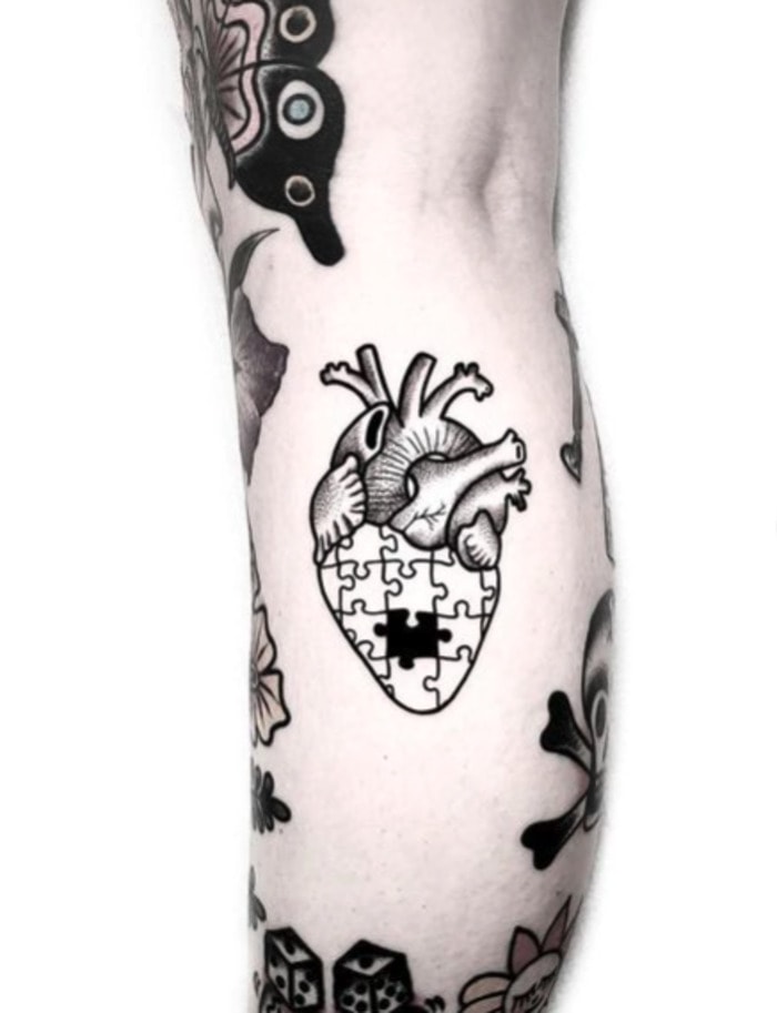 Cool Tattoos - piece of my heart