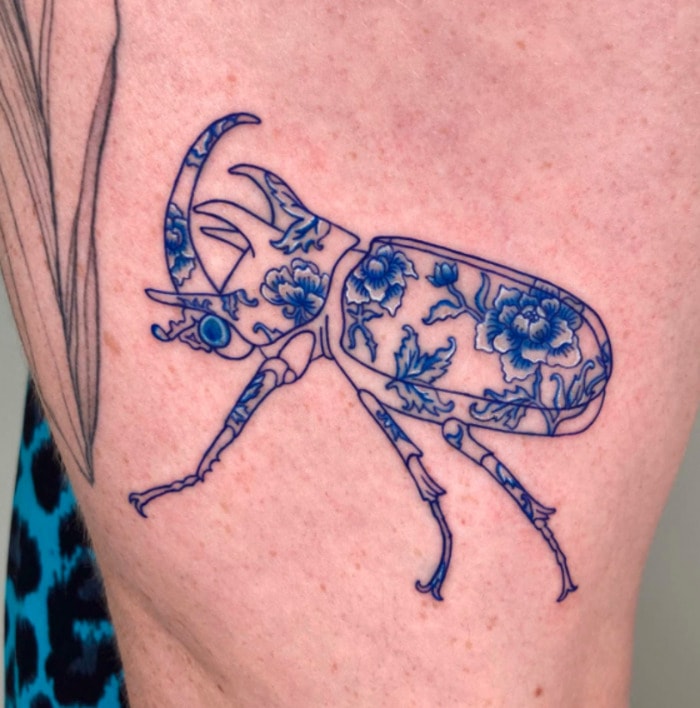 Cool Tattoos - porcelain beetle