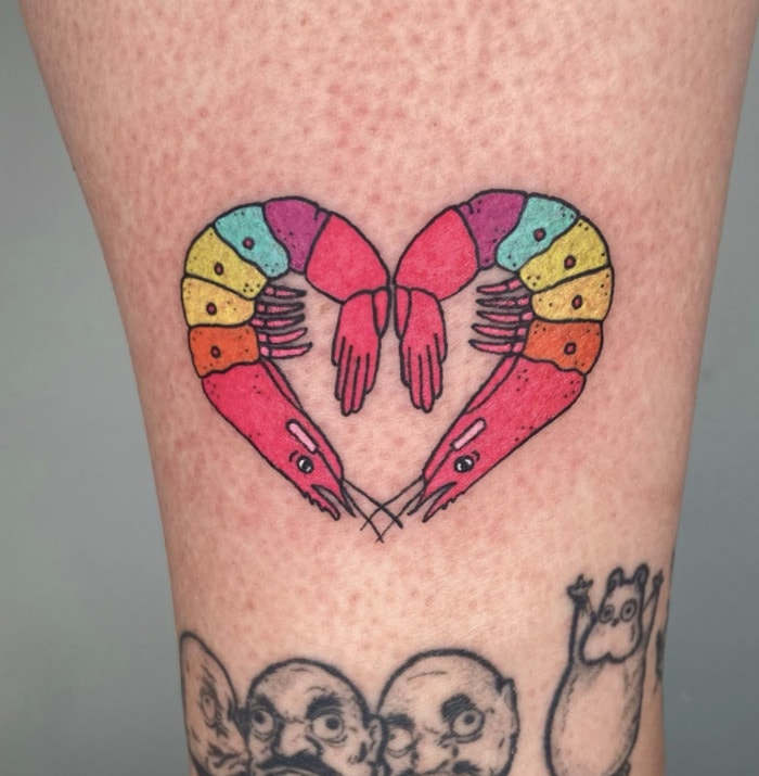 Cool Tattoos - shrimp heart