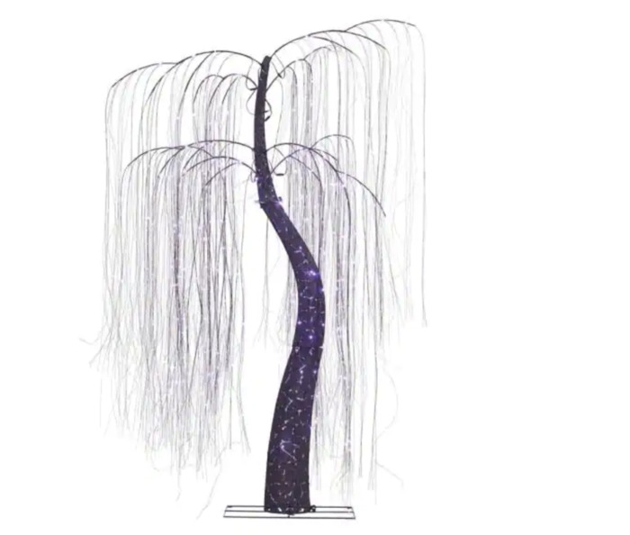 Home Depot Halloween 2022 - Purple LED Willow Tree
