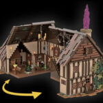 Lego Hocus Pocus House - Inside Sandreson Sisters Cottage