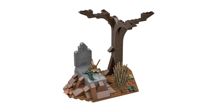 Lego Hocus Pocus House - Billy's Grave