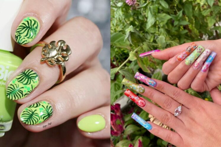 17 Tropical Nail Designs That’ll Give You Jurassic Park Vibes