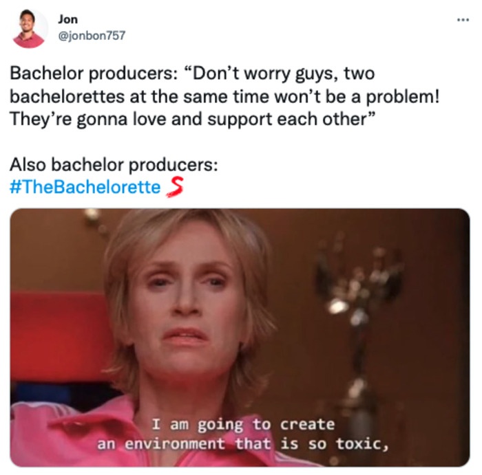 Bachelorette 2022 Memes - toxic