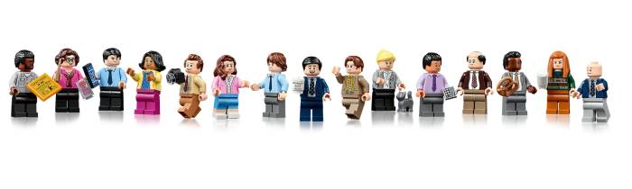The Office Lego Set - minifigures