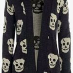 Best Halloween Sweaters - Skull Cardigan