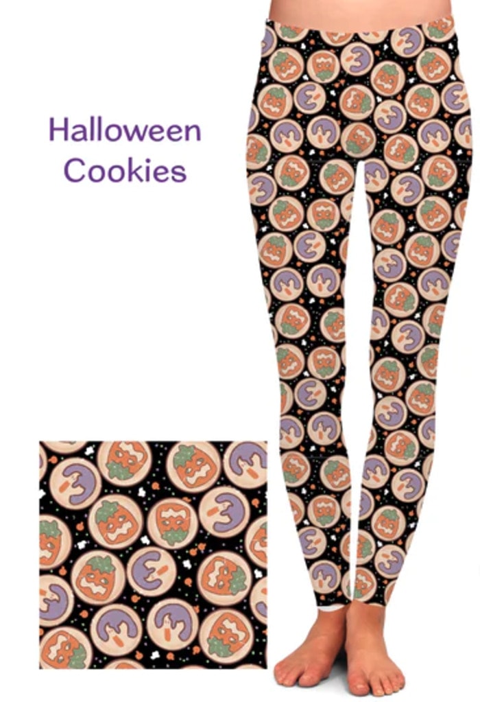 Halloween Leggings Ideas - halloween cookies
