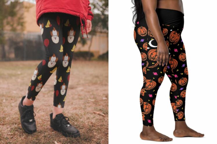 These Comfy Halloween Leggings Are Perfect For a Hocus Pocus Marathon