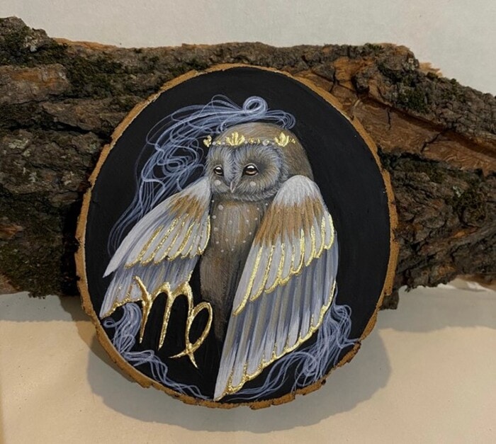 Virgo Gift Guide - Virgo Owl Art