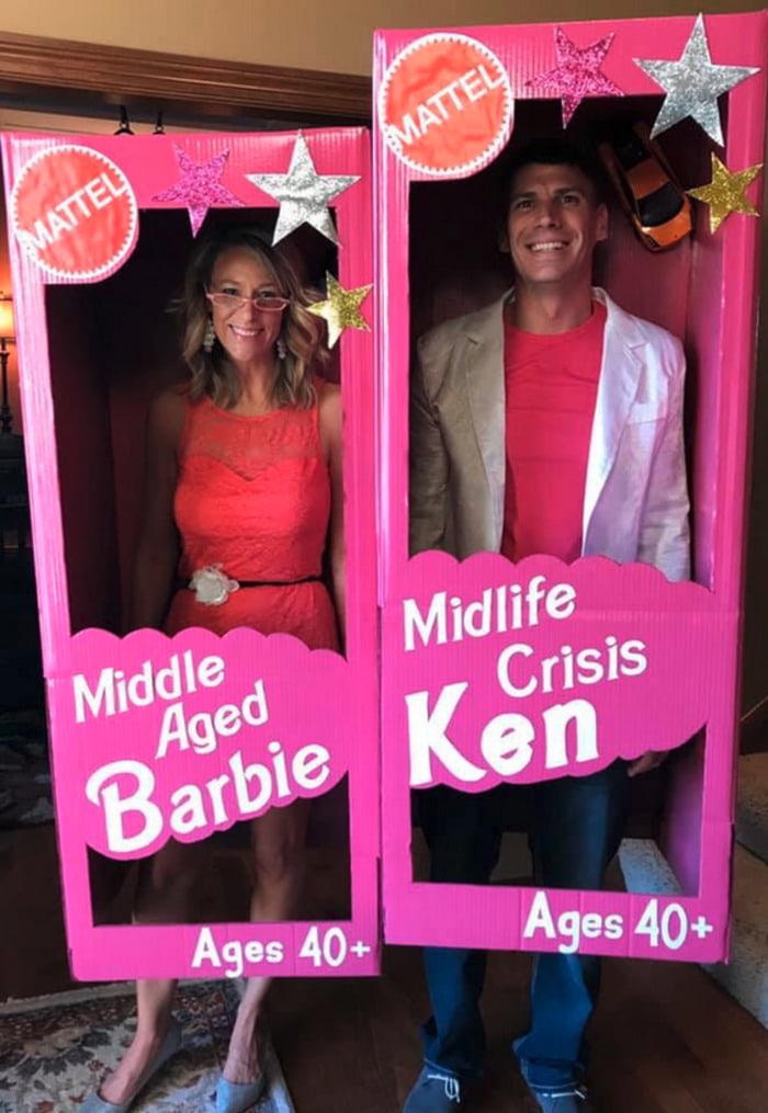 Barbie and Ken Costumes - midlife crisis