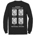 Best Halloween Shirts - faces of Michael Myers