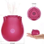 Rose Vibrator Review - size of the toy
