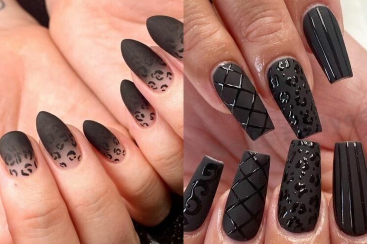 25 Black Nail Art Ideas That Are (Almost) as Dark as Your Soul