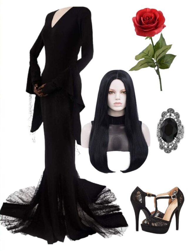 Everything You Need For The Perfect Morticia Addams Costume