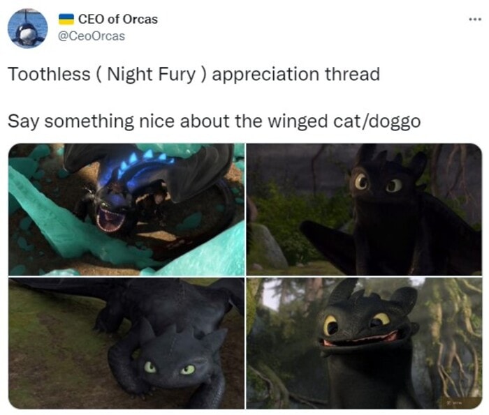 Dragons in Pop Culture - Toothless from How To Train Your Dragon