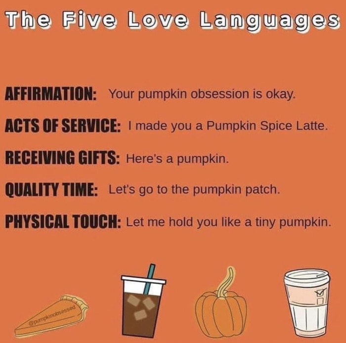 Fall Memes - fall love languages