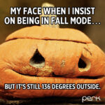 Fall Memes - melting pumpkin