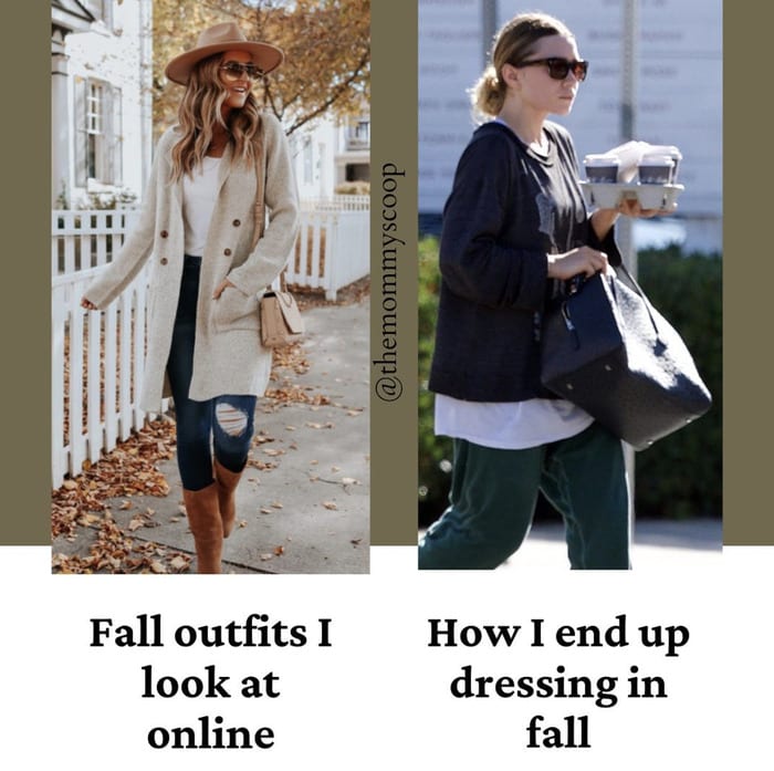 Fall Memes - fall outfit expectation vs reality