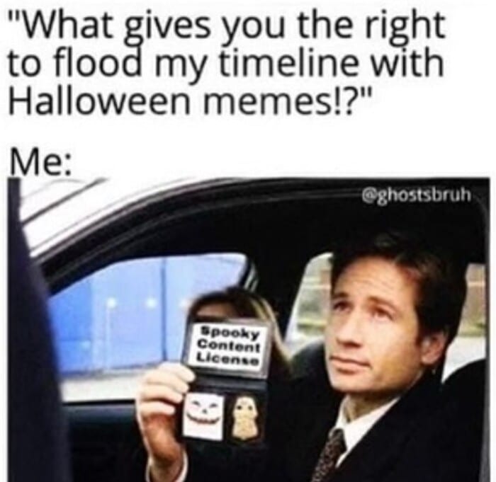 Halloween Memes - spooky content license