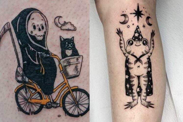 20 Halloween Tattoos To Show Your Love of Spooky Season