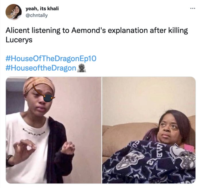 House of the Dragon Finale Memes Tweets - Alicent