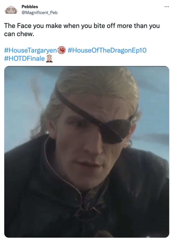 House of the Dragon Finale Memes Tweets - Aemond