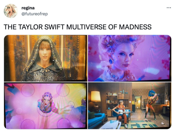 Taylor Swift Midnights Memes Tweets - multiverse of madness