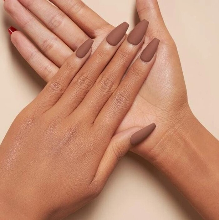 Coffin Nails - Neutral Press On Nails