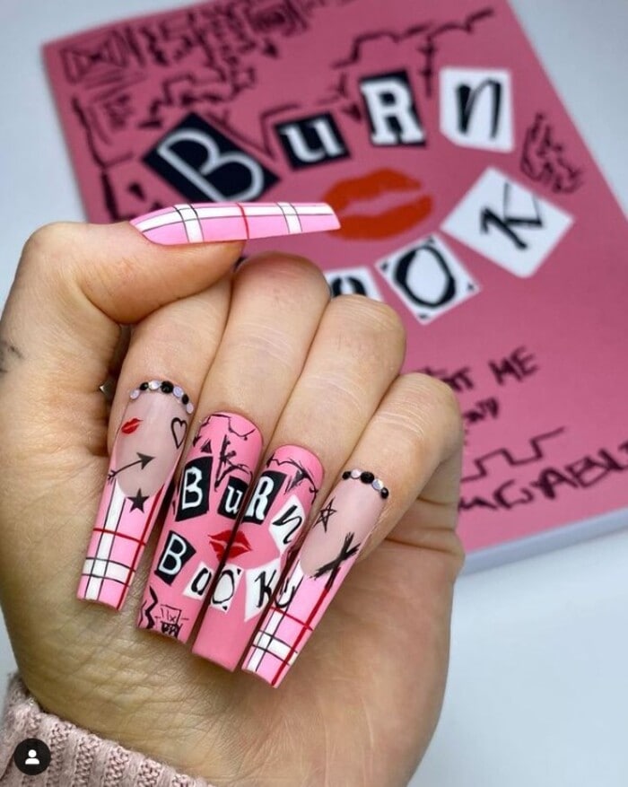 Coffin Nails - Mean Girls Coffin Nails
