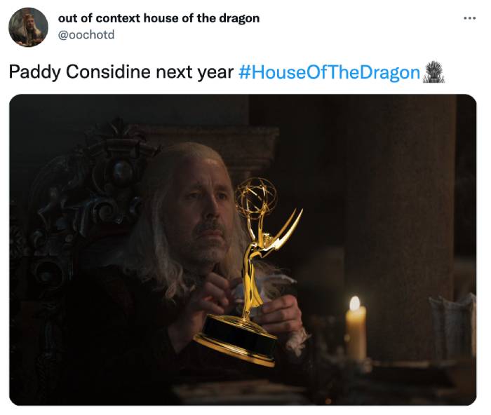 House of the Dragon Episode 8 Memes - paddy considine