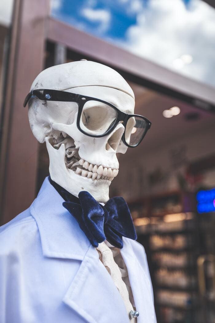 Skeleton Jokes - skeleton in formal attire