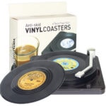 Hostess Gift Ideas - vinyl coasters