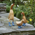 Hostess Gift Ideas - Wooden garden ducks