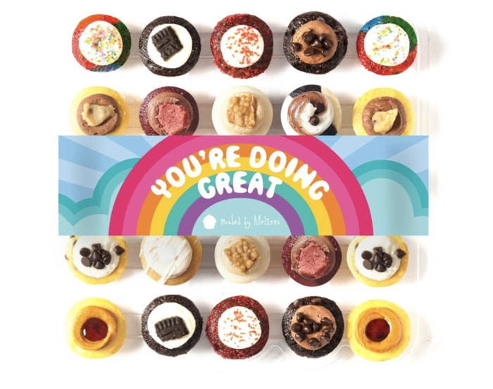Hostess Gift Ideas - You're Doing Great cupcakes