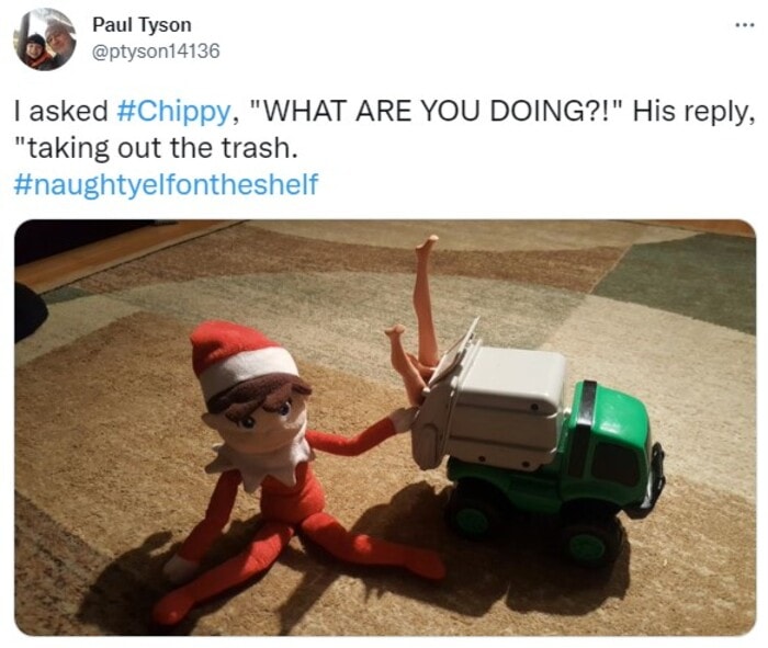 Bad Elf on the Shelf - Awfully Chipper This Morning