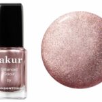Christmas Nail Colors - Rose Gold Shimmer Color (Lakur Enhanced Colour Nail Lacquer in Kissed by Rose Gold)